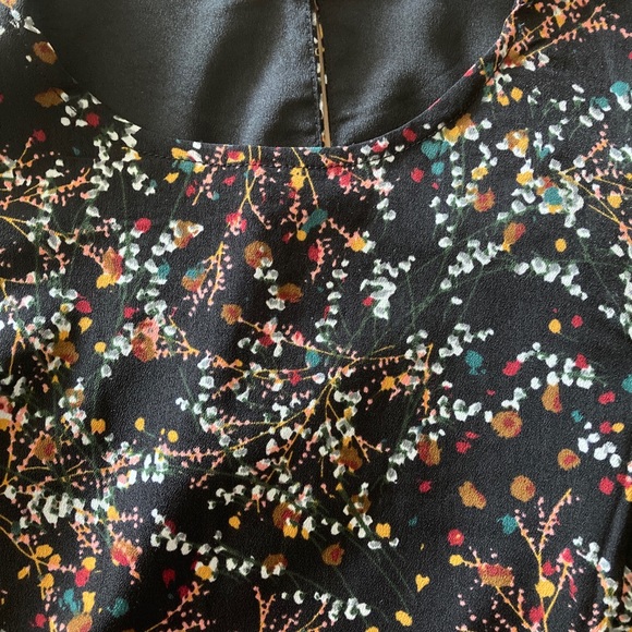 Monk & Lou Plenty Black Pattern Shift Dress - Picture 6 of 6